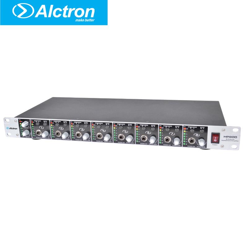 Alctron HP800 Professional 8 채널 다기능 헤드폰 프리 앰프, 헤드폰 앰프, 프로 헤드폰 앰프